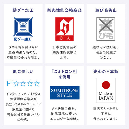 日本製 六角形ラグ 【同色8枚入 イエローグリーン】 タイルカーペット 防音 防炎 防ダニ スミノエ 『ロッカク』